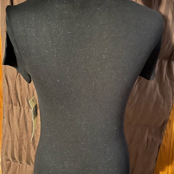 Kersh Black Speckled Short Sleeve Tee - Picture 2 of 4